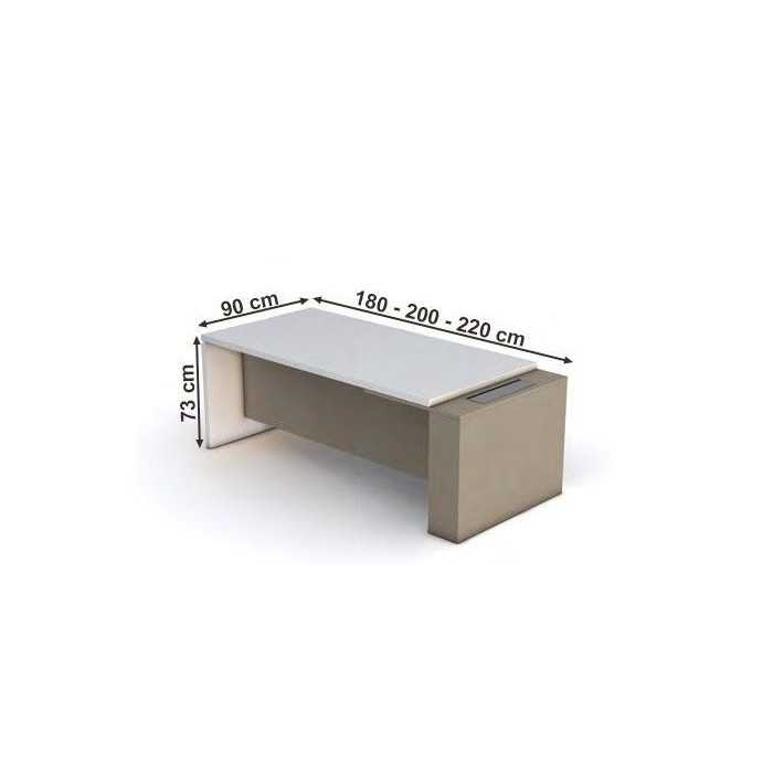 Mesa de despacho G3.2 lateral ancho izquierdo de Jgorbe