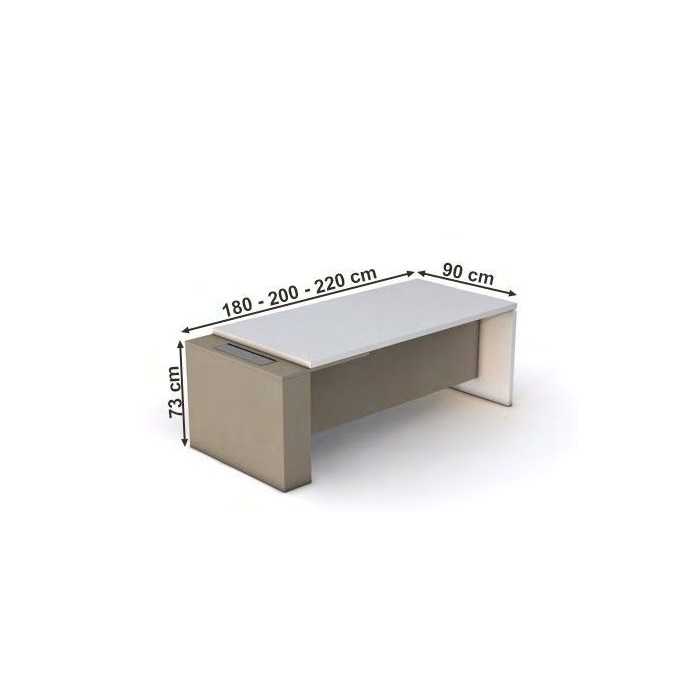 Mesa de despacho SERIE G3.2 lateral derecho ancho de Jgorbe