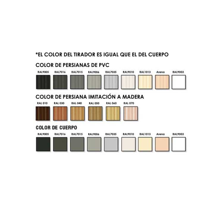 Armario persiana Altura 50 cm Ancho 80-100 o 120 cm