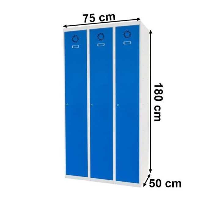 Taquilla Serie ECO V Ancho 25 cm 3 módulos