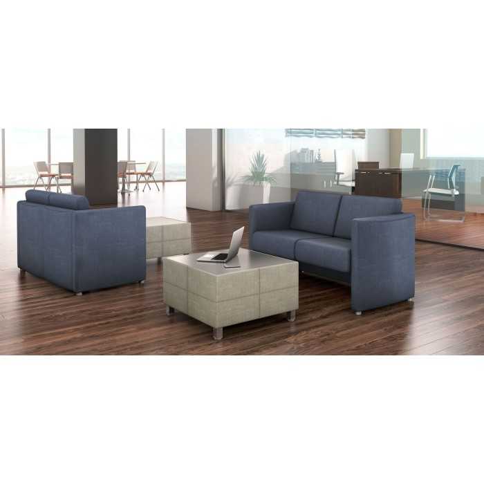 Sillón sala de espera SF3 de 2 plazas tapizado