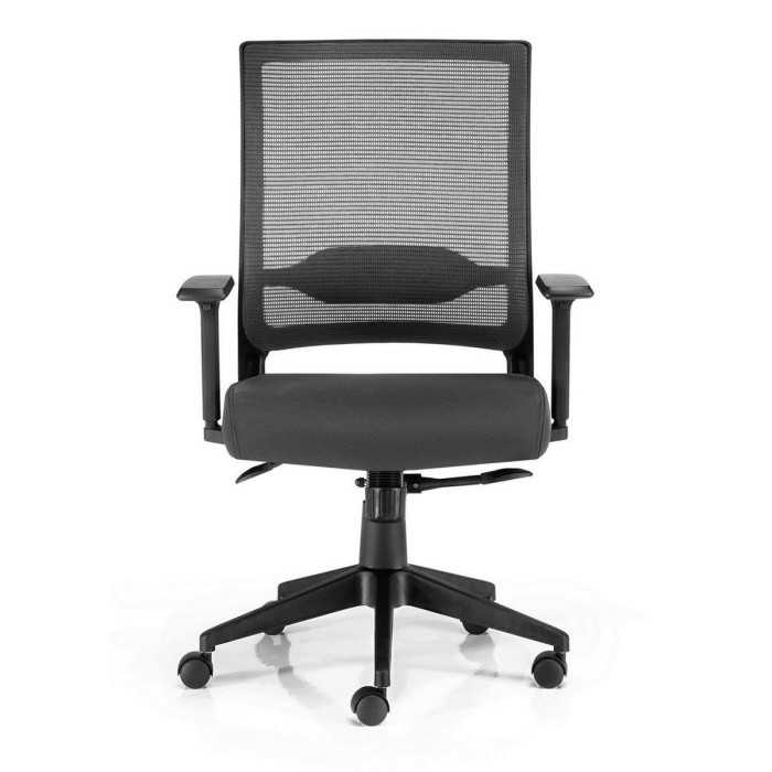 Silla de oficina SIDNEY de Euromof negra