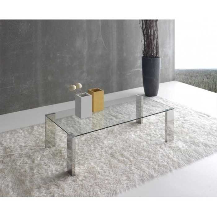 Mesa centro Capri Stainless Steel 120x60 cm