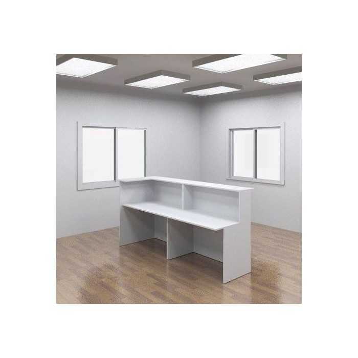 Mostrador recepción BASIC 240 cm terminación izquierda