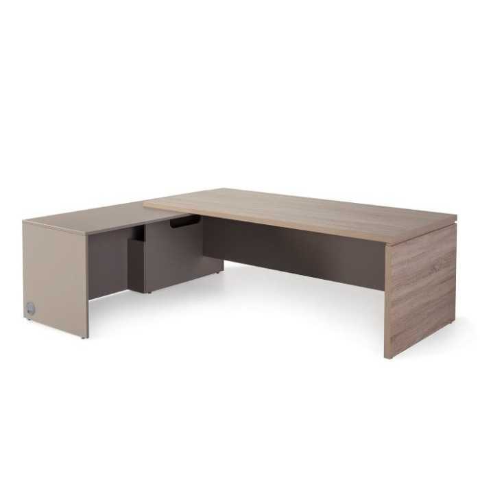 Mesa de despacho SERIE G3.3 lateral ancho con ala izquierda de Jgorbe