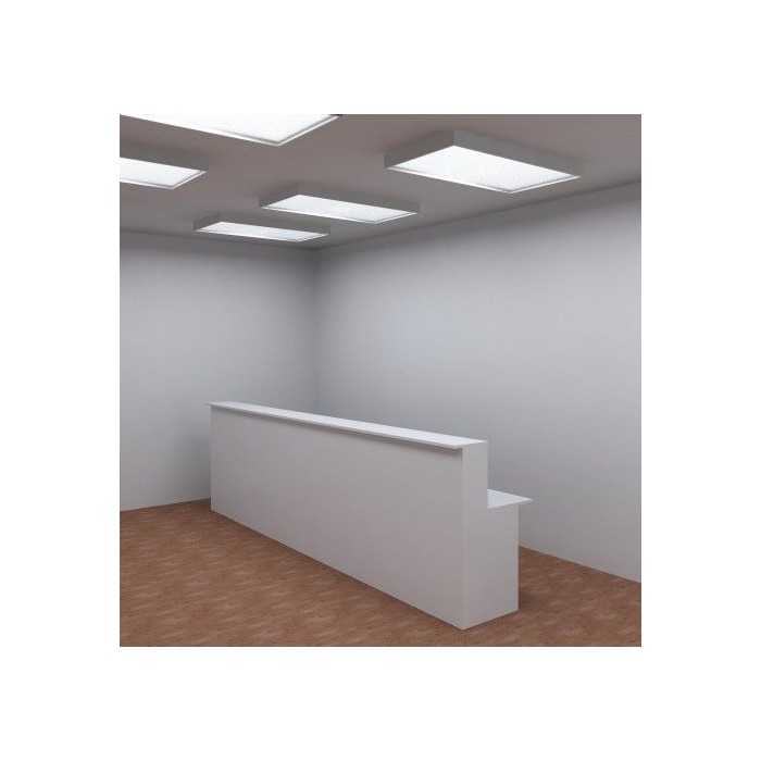 Mostrador de recepción BASIC 360 cm, color blanco