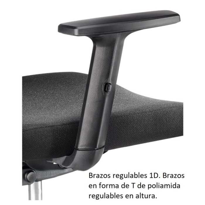 Silla de oficina ergonómica SOFIA de Euromof, cabecero y brazos regulables