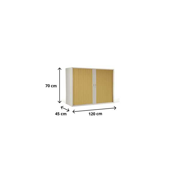 Armario persiana bajo para oficina altura 70 cm Ancho 80-100 o 120 cm