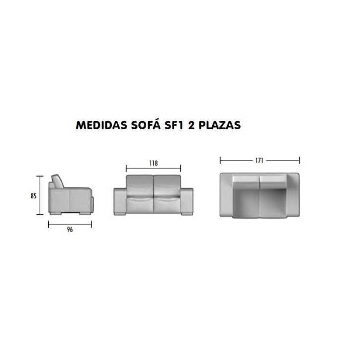 Sillón sala de espera SF1 1, 2 ó 3 plazas