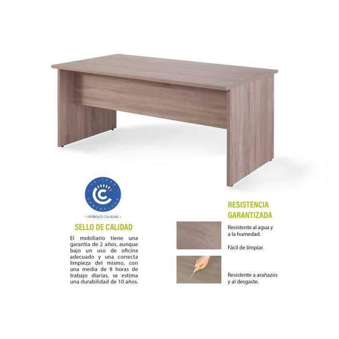 Mesa de oficina Serie COLOR acabado Blanco
