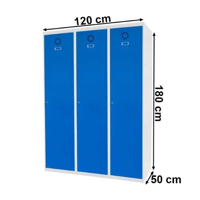 Taquilla Serie ECO V Ancho 25 cm 3 módulos