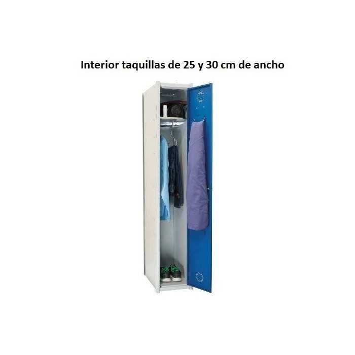 Taquilla metálica para vestuario Serie ECO V 4 módulos