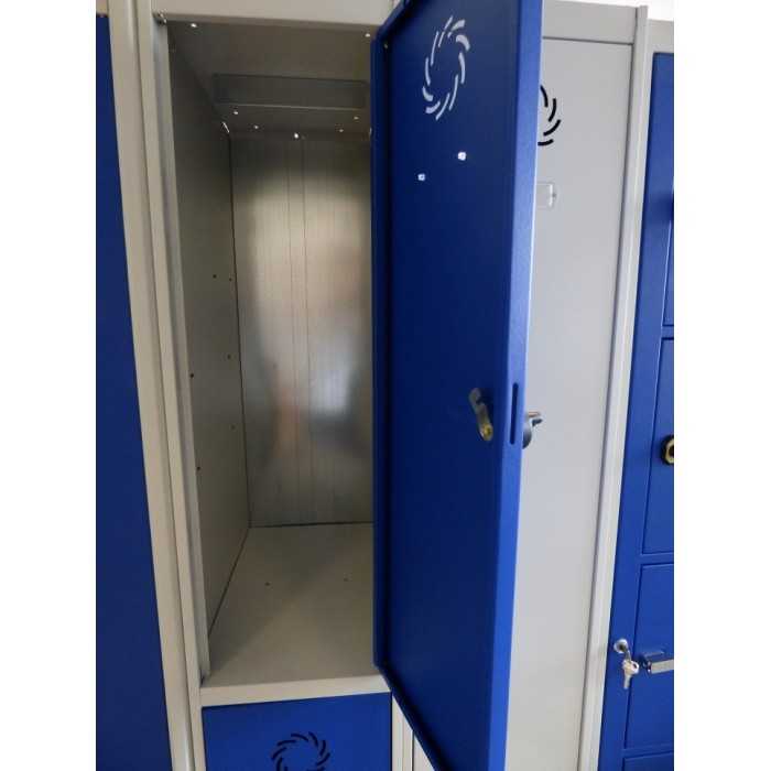 Taquilla metálica para vestuario Serie ECO T 3 módulos
