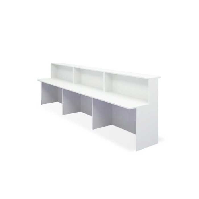 Mostrador de recepción BASIC 360 cm, color blanco