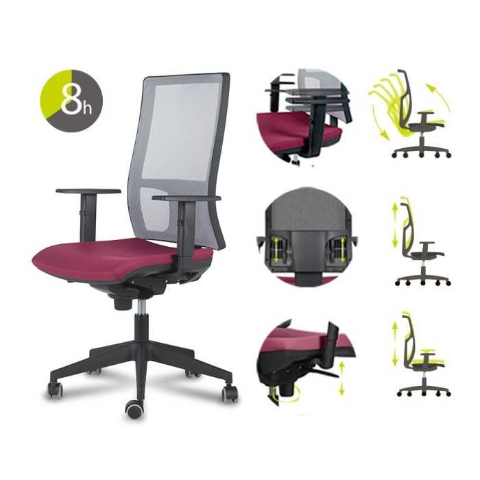 Silla de oficina SIA 5 de Hergo Silleria, varios acabados