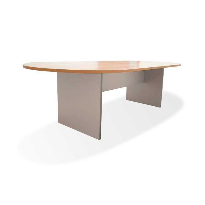 Mesa de reunión serie TINA, medida 250 x 120 cm, forma ovalada