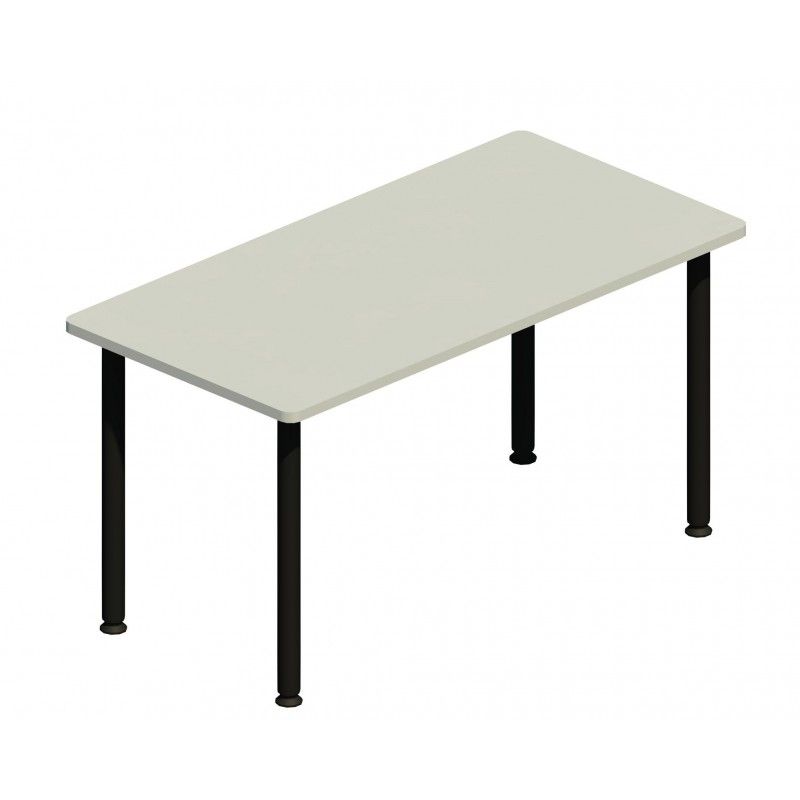 Mesa polivalente rectangular pata fija 140 x 70 cm