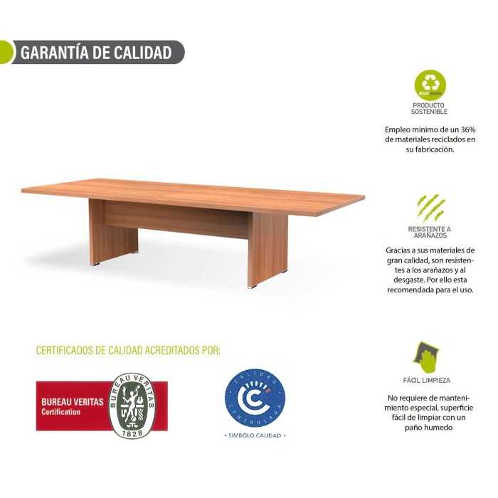 Mesa reunión KARINA, rectangular, medida 300x120 cm