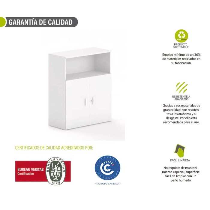 Armario de oficina medio con puertas bajas serie OH Office