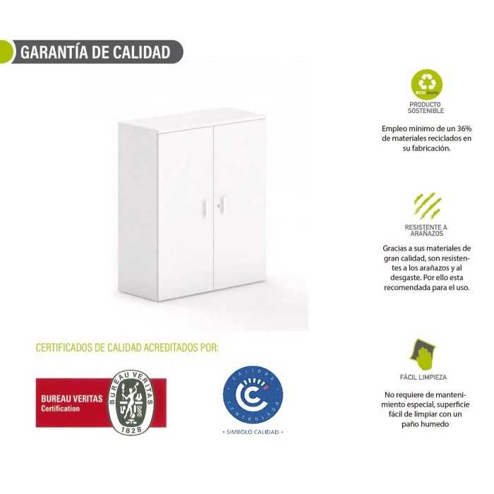 Armario de oficina medio con puertas serie OH Office