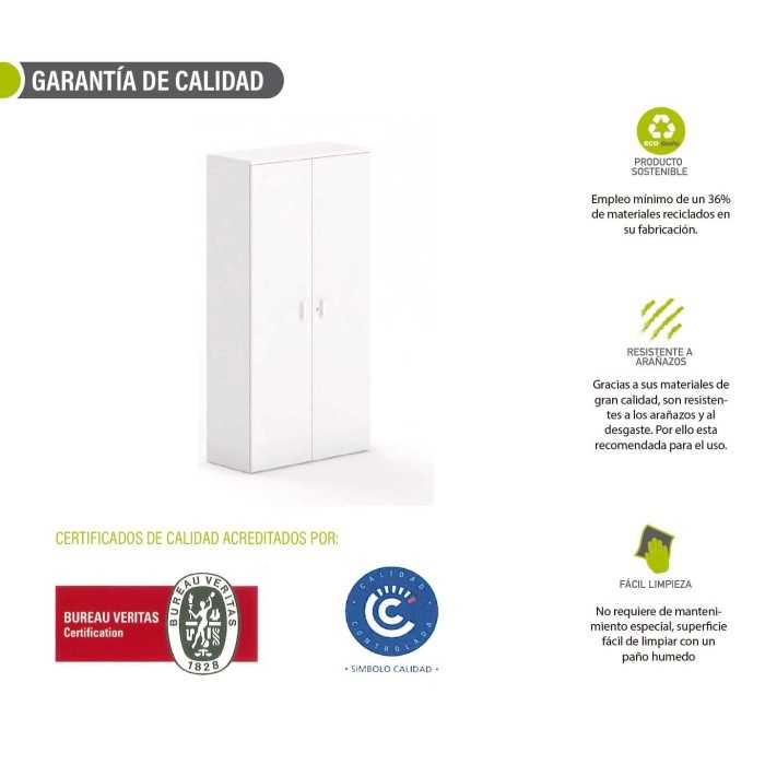 Armario de oficina alto con puertas serie OH Office
