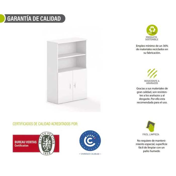 Armario de oficina medio con puertas bajas serie OH Office