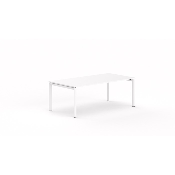 Mesa de despacho STAR, estructura 4 patas metálica, fondo 100 cm