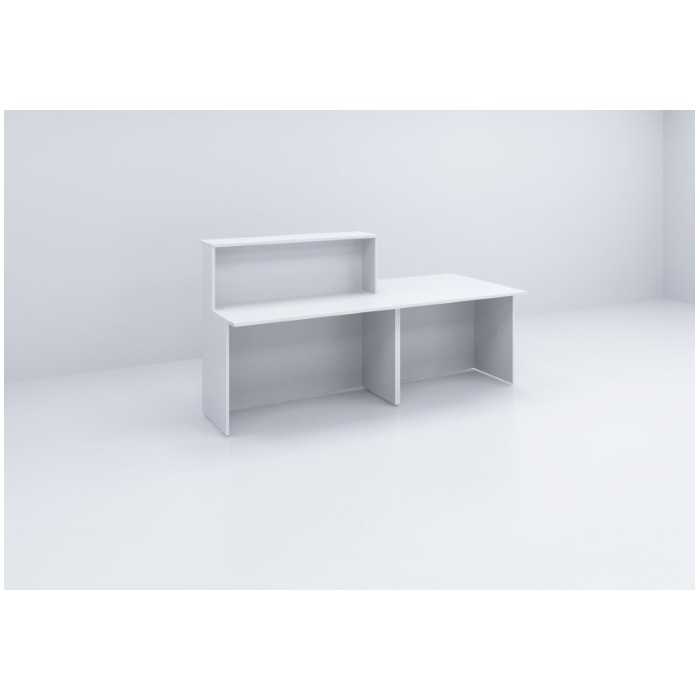 Mostrador recepción blanco módulo recto izquierda + minusválidos SERIE BASIC