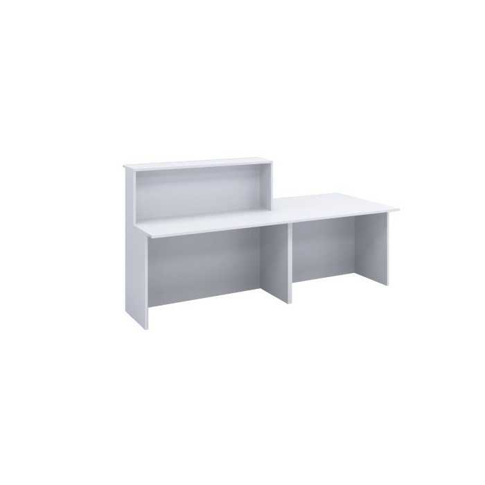 Mostrador recepción blanco módulo recto izquierda + minusválidos SERIE BASIC