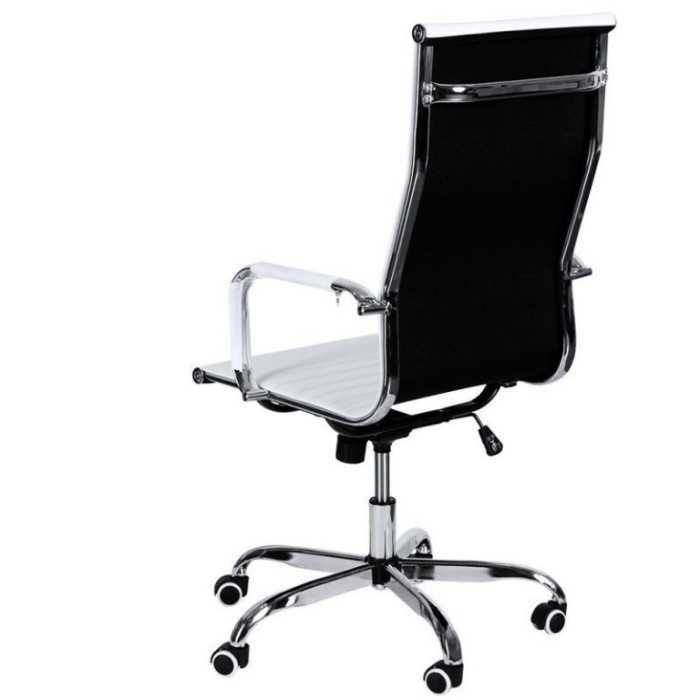 Silla de Oficina DEVI en polipiel blanca
