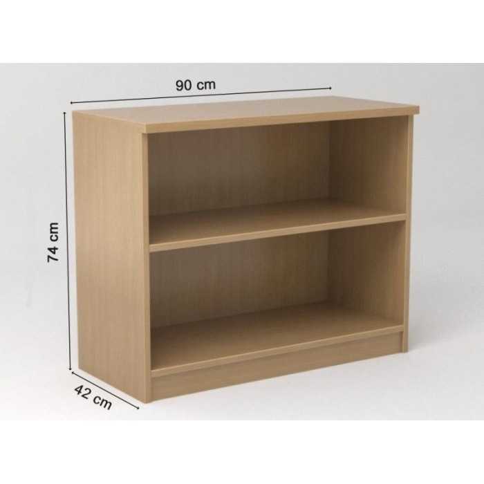 Despacho completo STYLE, mesa recta fondo 80 cm, mesa reuniones y 3 armarios bajos
