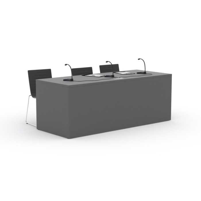 Mesa de conferencias recta, varias medidas disponibles