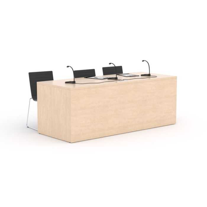 Mesa de conferencias recta, varias medidas disponibles