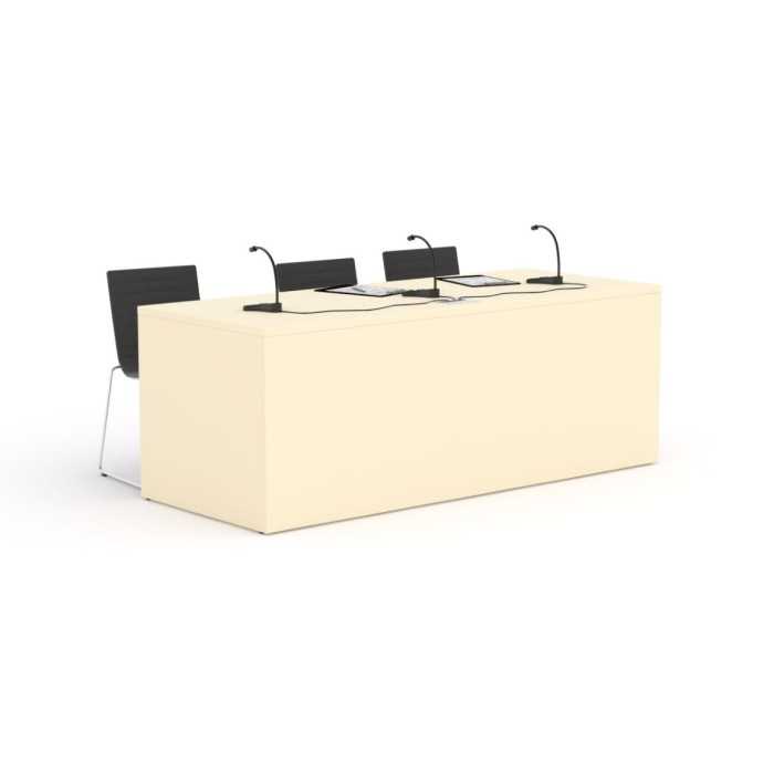 Mesa de conferencias recta, varias medidas disponibles