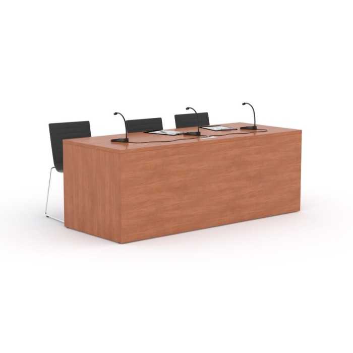 Mesa de conferencias recta, varias medidas disponibles