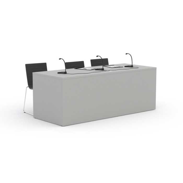 Mesa de conferencias recta, varias medidas disponibles
