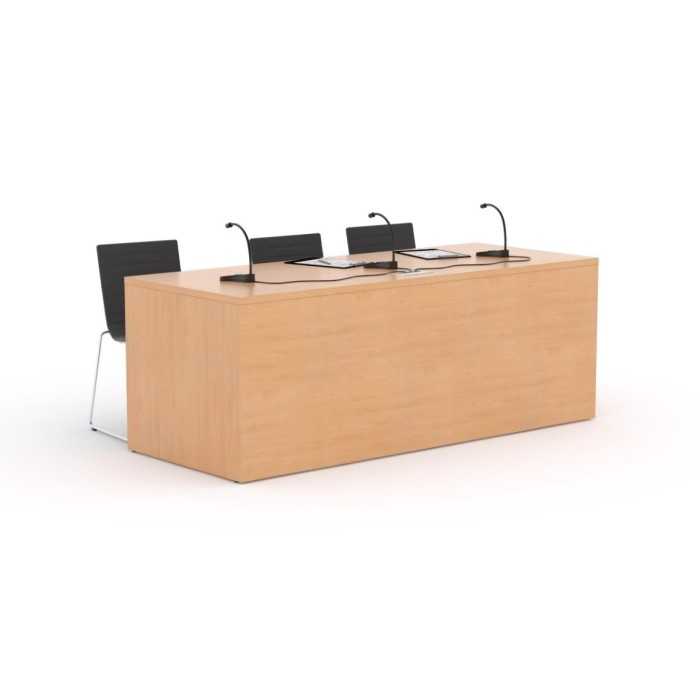Mesa de conferencias recta, varias medidas disponibles