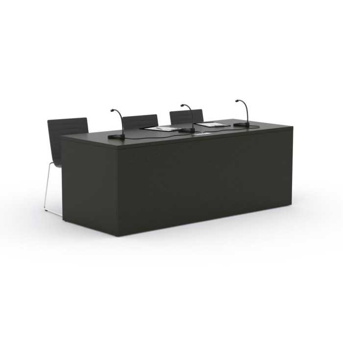 Mesa de conferencias recta, varias medidas disponibles
