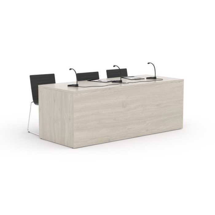 Mesa de conferencias recta, varias medidas disponibles