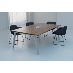 Mesa reunión oficina modelo Venus fondo 120 cm