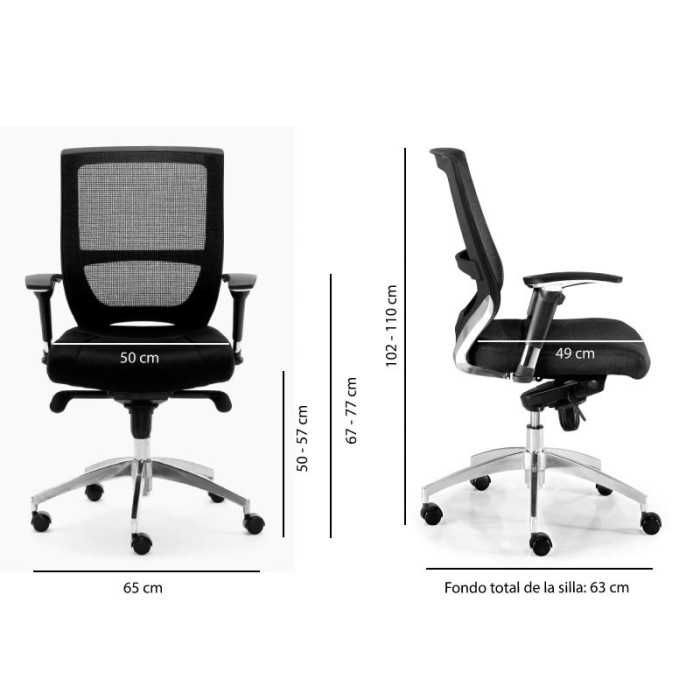 Silla de oficina MALTA de Euromof