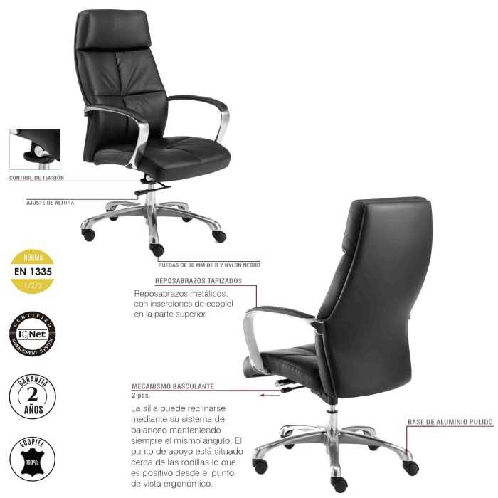 Sillón de oficina DUBLIN de Euromof