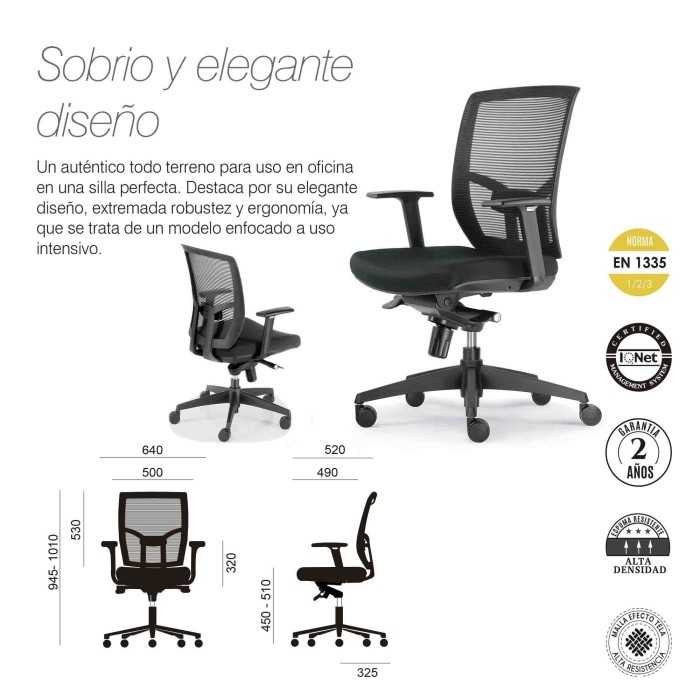 Silla de oficina CHICAGO de Euromof