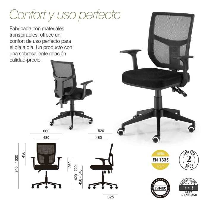 Silla de oficina ROMA de Euromof