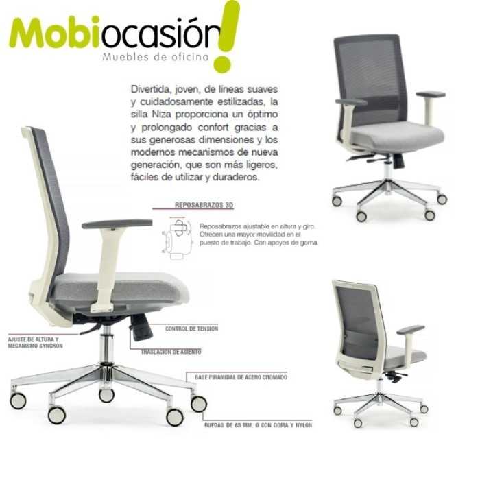 Silla ergonómica modelo Niza de Euromof
