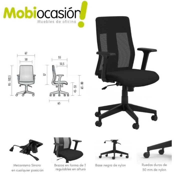 Silla operativa LOGOS sin cabezal