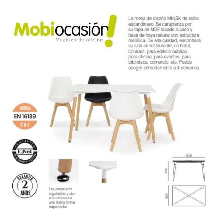 Mesa de Escritorio modelo MINSK 120X80 de Euromof