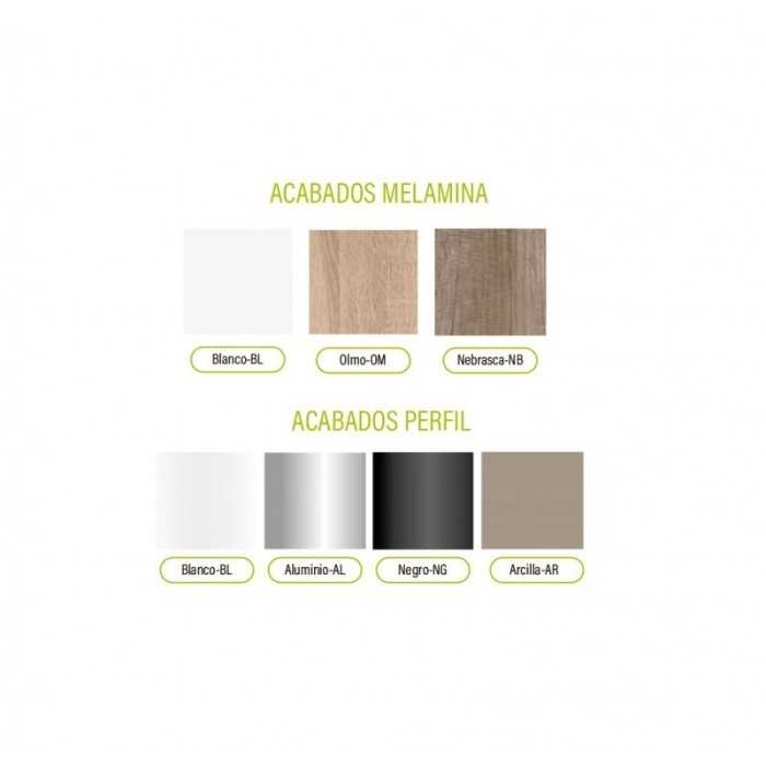 Despacho OMEGA tipo 2 mueble auxiliar