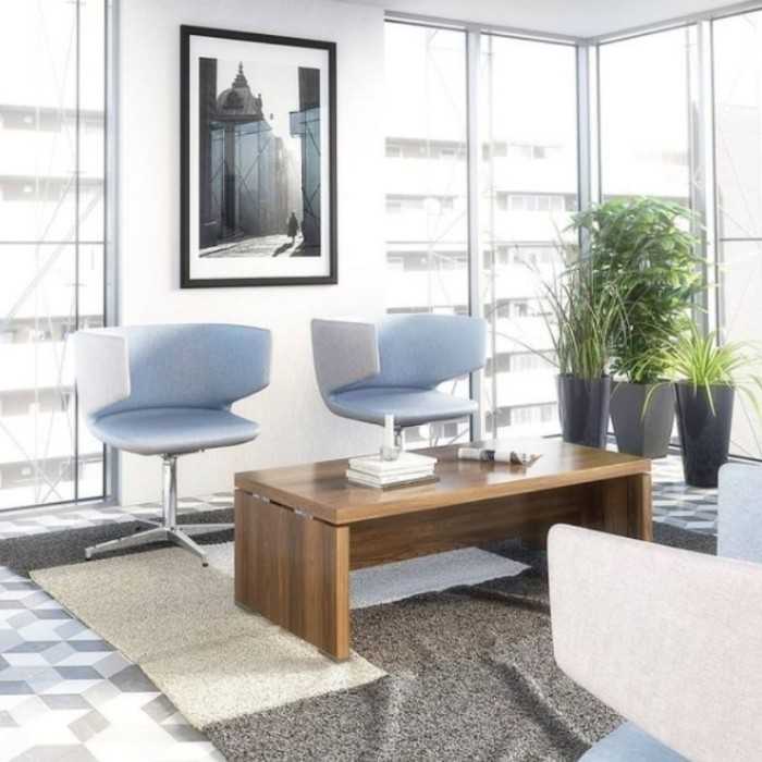 Mesa sala de espera KARINA, rectangular, medida 120x60 cm