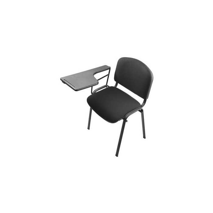 Silla confidente ISO tapizada con pala XL abatible